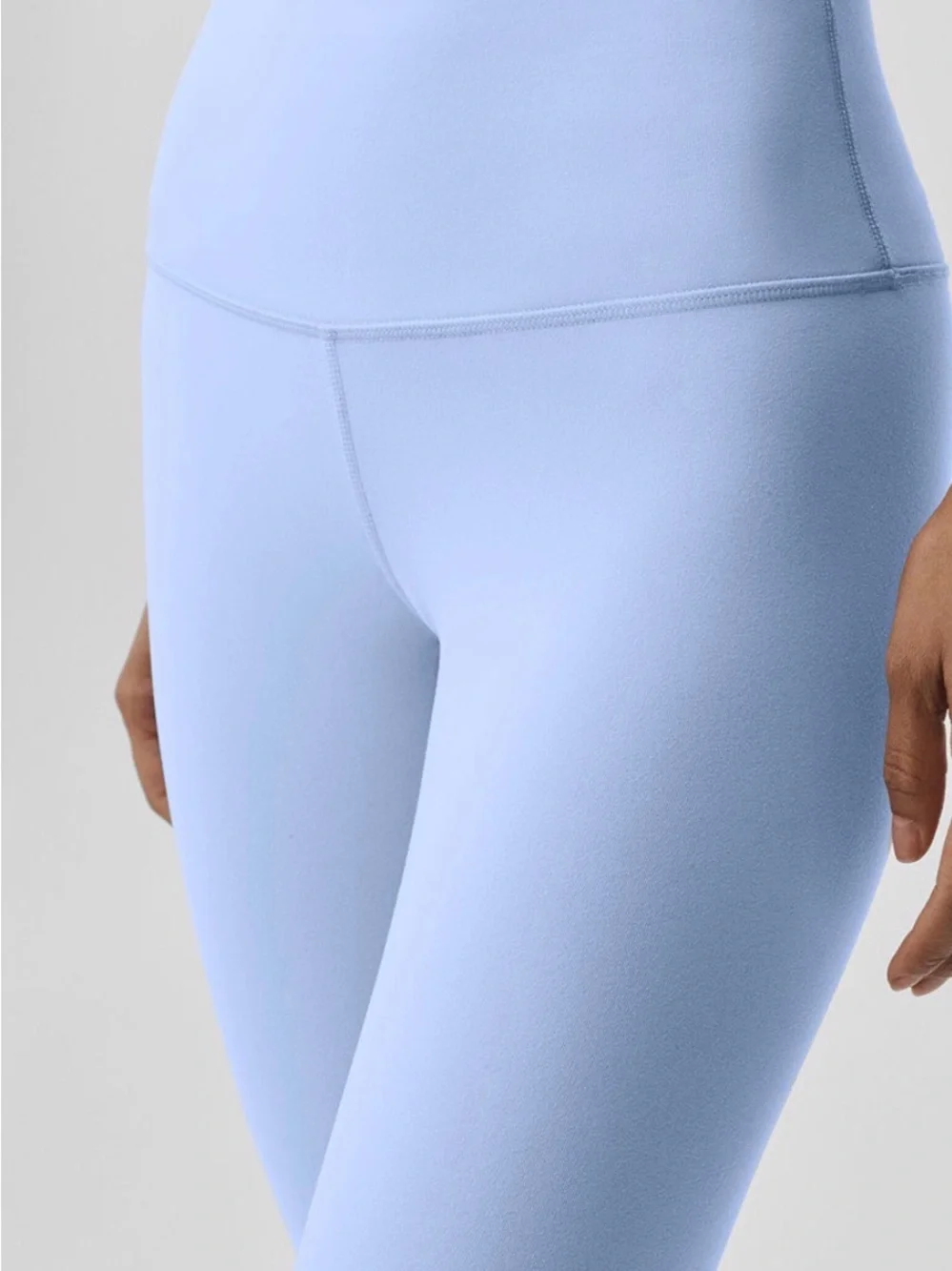 ALO Yoga High-Waist Airbrush Legging - Light Provence Blue NEW XS